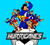 Hurricanes (USA, Europe) Title Screen
